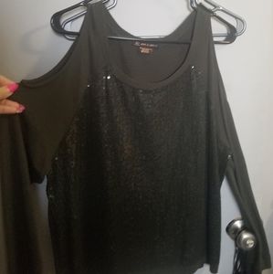 Cold Shoulder Sweater